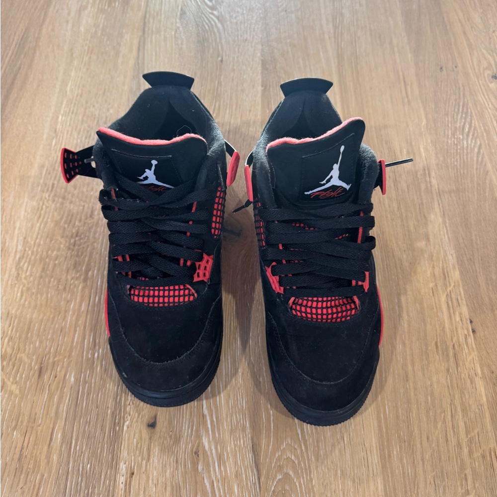 Jordan Black and Red Sneakers